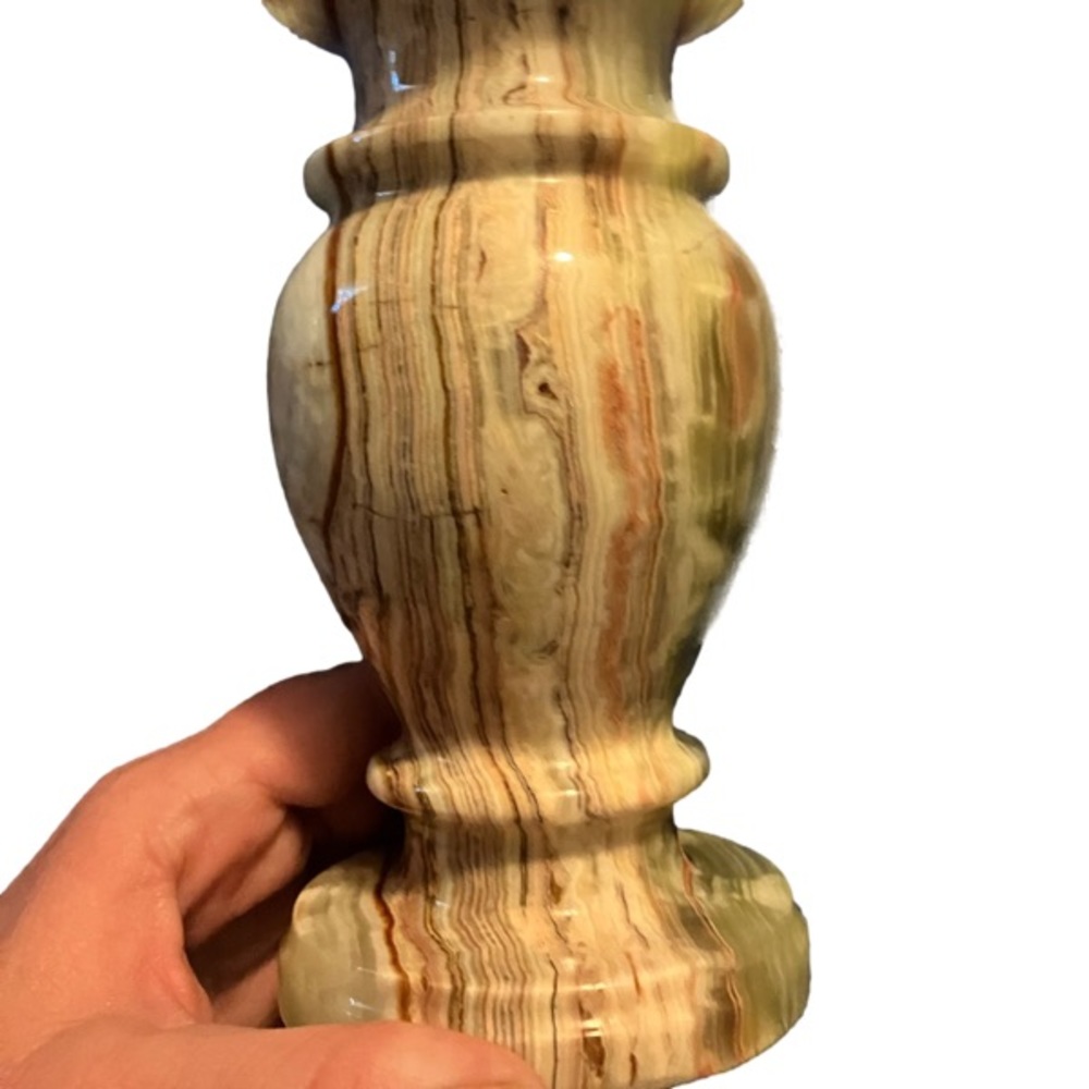 Hand crafted vintage onyx.